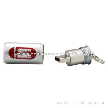Can style USB flash drive, logo imprinting and advertisement data preloading are welcome